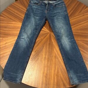 Classic Blue Men's Straight Jeans
